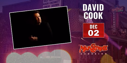 David Cook | LIVE at Main Street Crossing