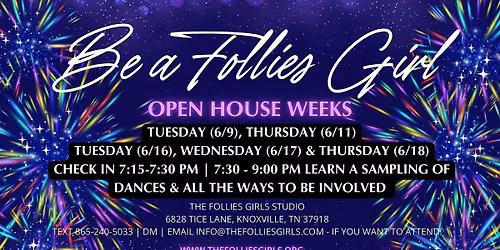 Open House: Dance, Learn and Let Loose a Little!