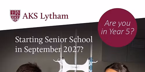 Senior School Taster Day - for Year 5 pupils