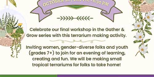 Gather & Grow: Moss-terpiece Making
