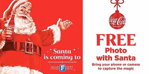 Coca-Cola Santa Visit at Food City: Elizabethton, TN