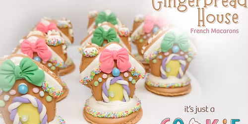Gingerbread House French Macarons