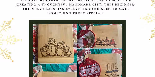 \ud83d\udd25 Burn & Create Your Own Holiday Hostess Cutting Board Set \ud83d\udd25