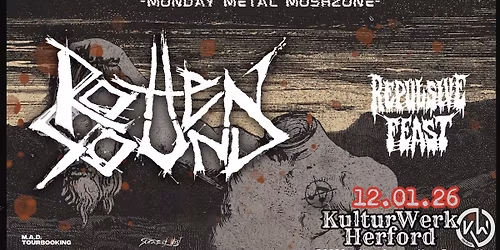 ROTTEN SOUND (fin) - "Monday Metal MoshZone" \/\/ Early Show \/\/ @KulturWerk - Herford