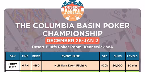 THE COLUMBIA BASIN POKER CHAMPIONSHIPS