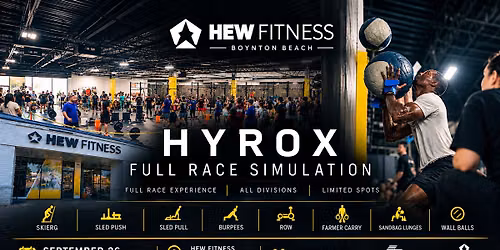 HYROX Full Race Simulation at Hew Fitness Boynton Beach