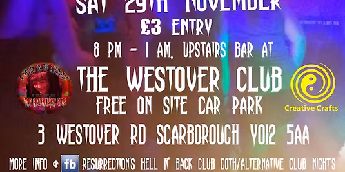 The Hell 'N Back Club, Goth\/Alternative Night: Resurrection #133