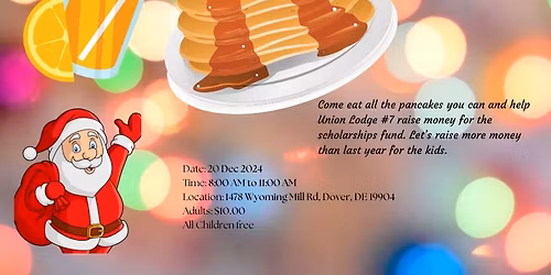 Union Lodge Breakfast with Santa