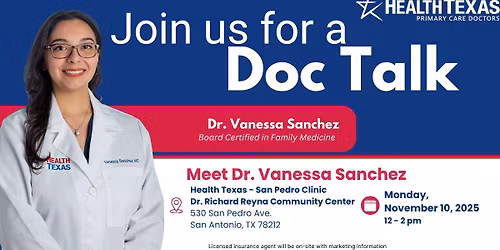 Doc Talk with Dr. Vanessa Sanchez 