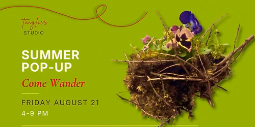 Summer Pop-Up and August Making Table