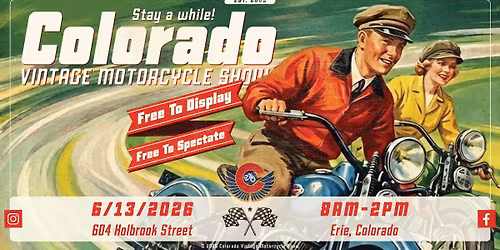 2026 Colorado Vintage Motorcycle Show