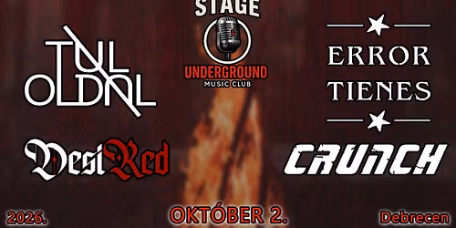 Crunch \/ Error Tienes \/ T\u00faloldal \/ Desired | (Debrecen - Stage)