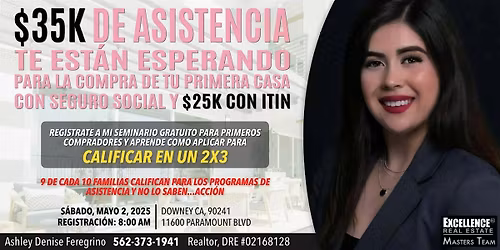 Seminario GRATUITO Para Primeros Compradores de $0 Gastos De Cierre