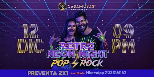 RETRO NEON NIGHT \u2022 Pop vs Rock \u2022 80's - 90's