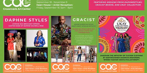 Fashion as ART at Crossroads September 18 - November 8, 2026