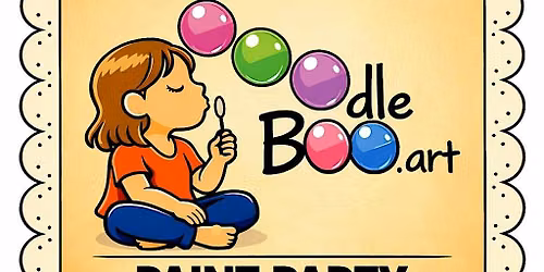 OodleBoo 3d Character Paint and Champagne Bubble Party for Adults