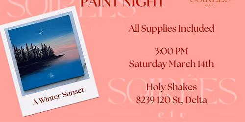 Paint and Shake at Holy Shakes Delta