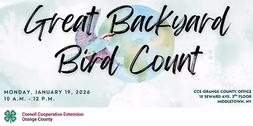 The Great Backyard Bird Count 2026