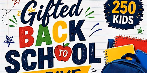 Gifted for success back to school Drive