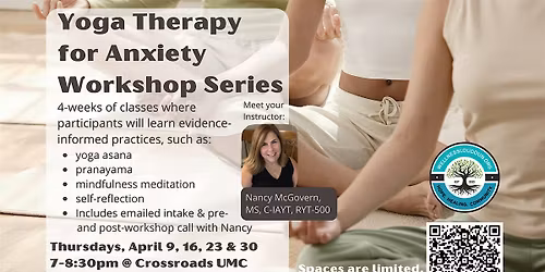 Yoga Therapy for Anxiety workshop series