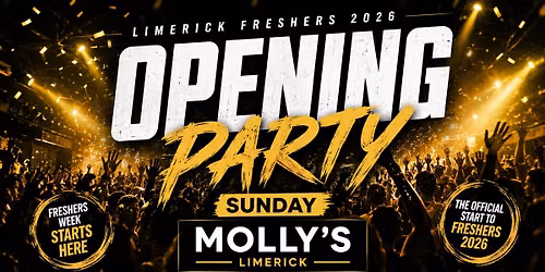 Limerick Freshers Opening Party 2026
