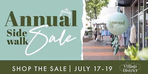 Annual Summer Sidewalk Sale - 2026
