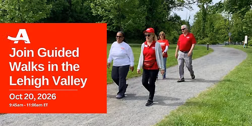 Join Guided Walks in the Lehigh Valley