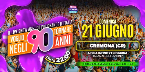 Voglio Tornare Negli Anni 90 \u00ae  \u2022 Cremona (CR)