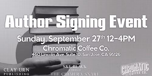 Author Signing with S&E Black