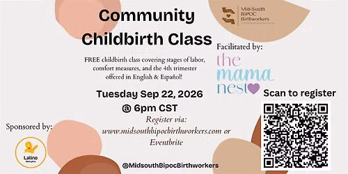 Memphis Community childbirth Class-September