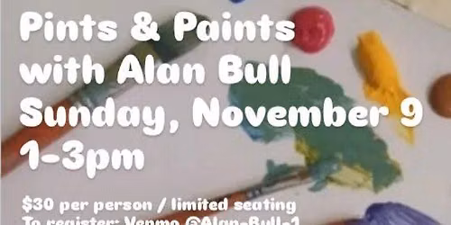 Pints and Paints with Alan Bull at NBPT Brew Co