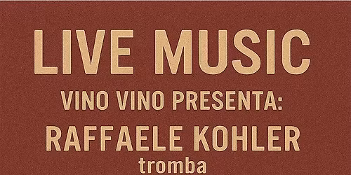 Luciano Macchia crooner & Raffaele Kohler