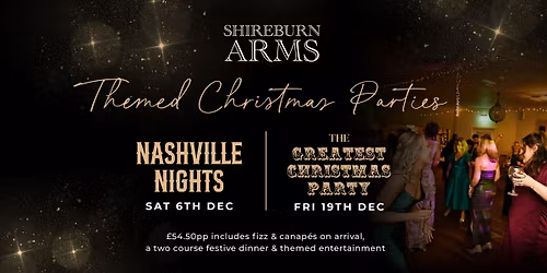 Nashville Nights Christmas Party Night at Shireburn Arms