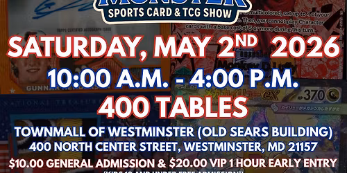 WEST MONSTER: Sports Card & TCG Show