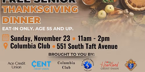 Free Senior Thanksgiving Dinner