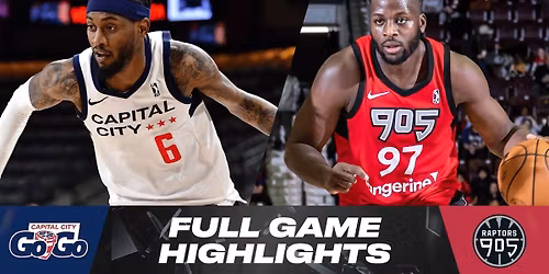 Capital City Go Go at Raptors 905 at Paramount Fine Foods Centre