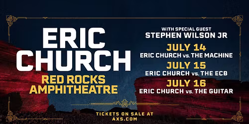 Eric Church with Stephen Wilson Jr.
