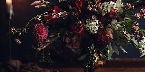 The Vampire's Table Centerpiece Halloween Floral Arrangement Class