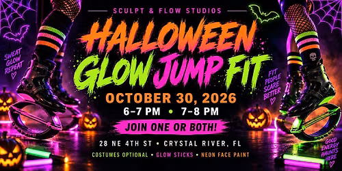 Sculpt & Flow Halloween Glow Party - Jump Fit (2 Sessions)