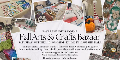 Annual Fall Arts & Crafts Bazaar