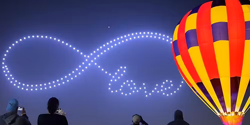 Hot Air Balloon Glow - Drone & Laser Show