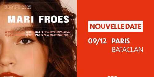 MARI FROES en concert @Paris (09.12.25) - Bataclan