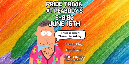 Pride Month Trivia at Peabody\u2019s