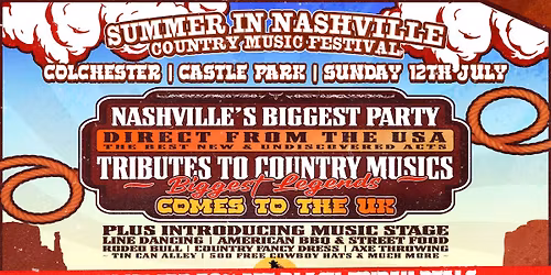 Summer In Nashville - Colchester 2026