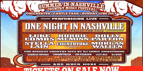 Summer In Nashville - Colchester 2026
