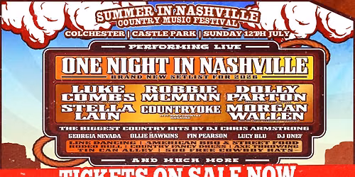 Summer In Nashville - Colchester 2026