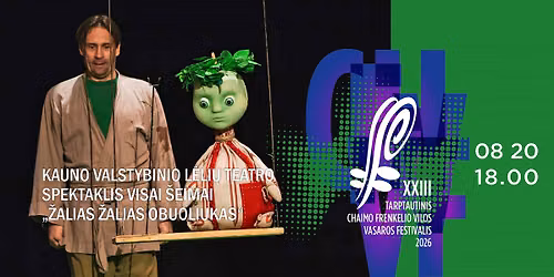 Kauno valstybinio lėlių teatro spektaklis visai šeimai „Žalias žalias obuoliukas“