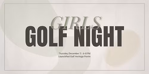Girls Golf Night