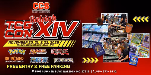 Raleigh TCG Con XIV