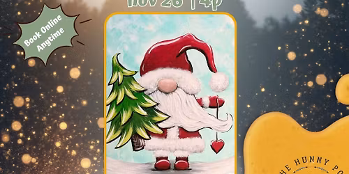 CLASS | Canvas Santa Gnome | Kids Love this one!